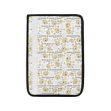 Golden Retriever Pattern Print Design 04 Car Seat Belt Cover