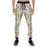 Lavender modern pattern blackground Unisex Casual Sweatpants