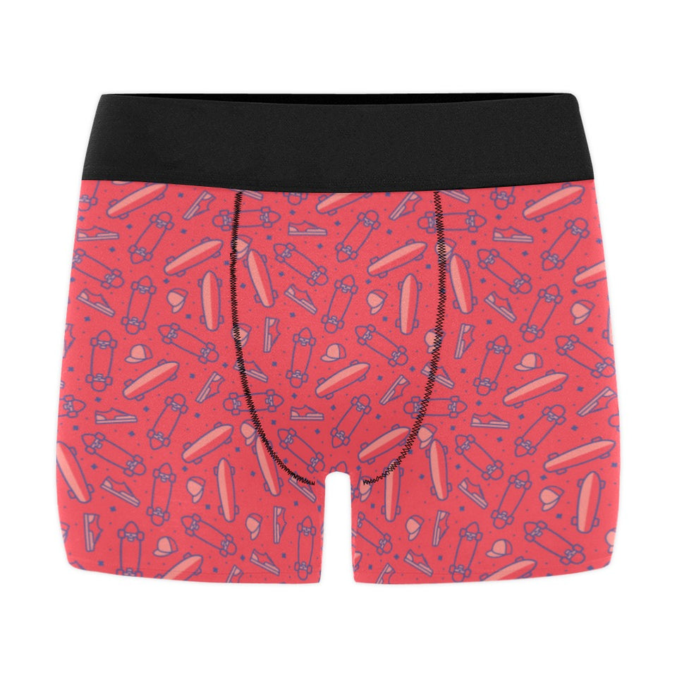 Skate Board Pattern Print Design 01 Men's All Over Print Boxer Briefs Men's Underwear