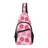 Rose Pattern Print Design 02 All Over Print Chest Bag