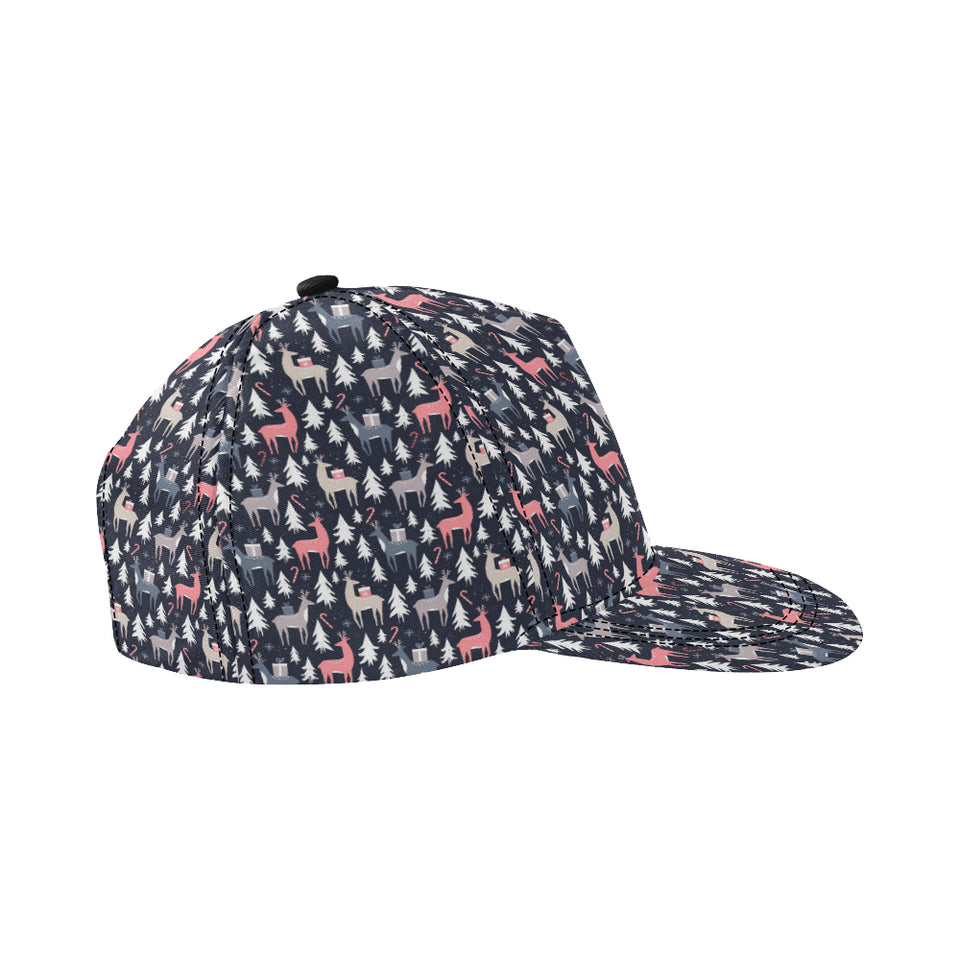 Deers Winter Christmas pattern All Over Print Snapback Cap