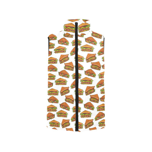 Sandwich Pattern Print Design 02 Men's Padded Vest