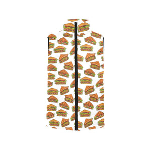 Sandwich Pattern Print Design 02 Men's Padded Vest