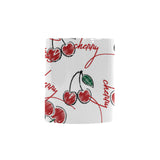 Hand drawn cherry pattern Morphing Mug Heat Changing Mug