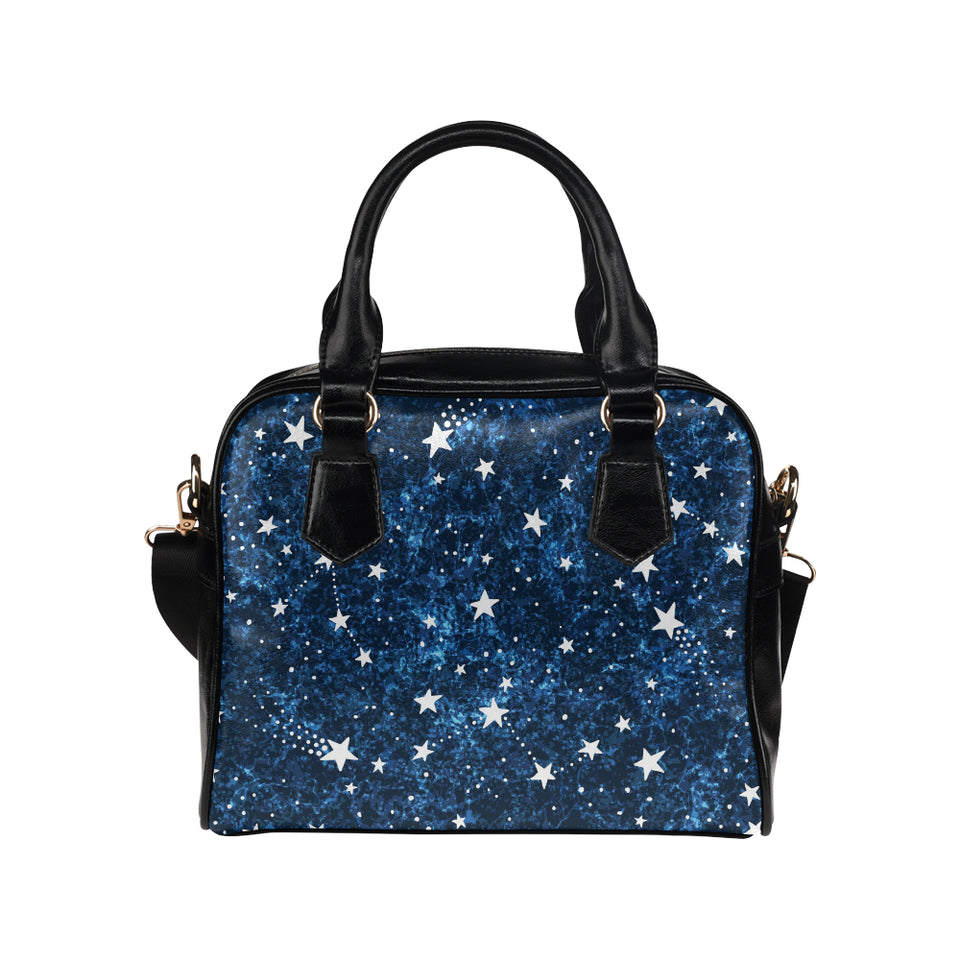 Night sky star pattern Shoulder Handbag