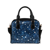 Night sky star pattern Shoulder Handbag