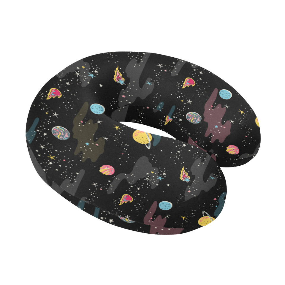 space pattern U-Shaped Travel Neck Pillow