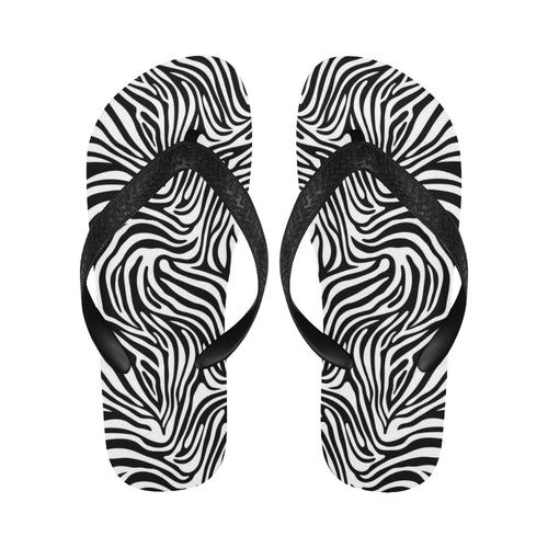 Zebra skin pattern Unisex Flip Flops