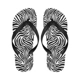 Zebra skin pattern Unisex Flip Flops