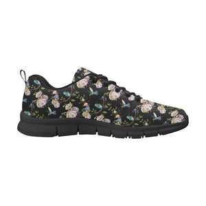 Hummingbird Pattern Print Design 03 Men's Breathable Sneakers ( Model 055)