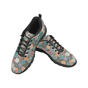 Gear Pattern Print Design 05 Women's Sneaker Shoes