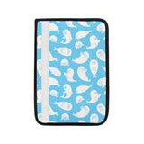 Cute white sea lion seals pattern Car Seat Belt Cover