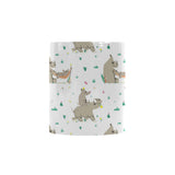 Cute Rhino pattern background Morphing Mug Heat Changing Mug