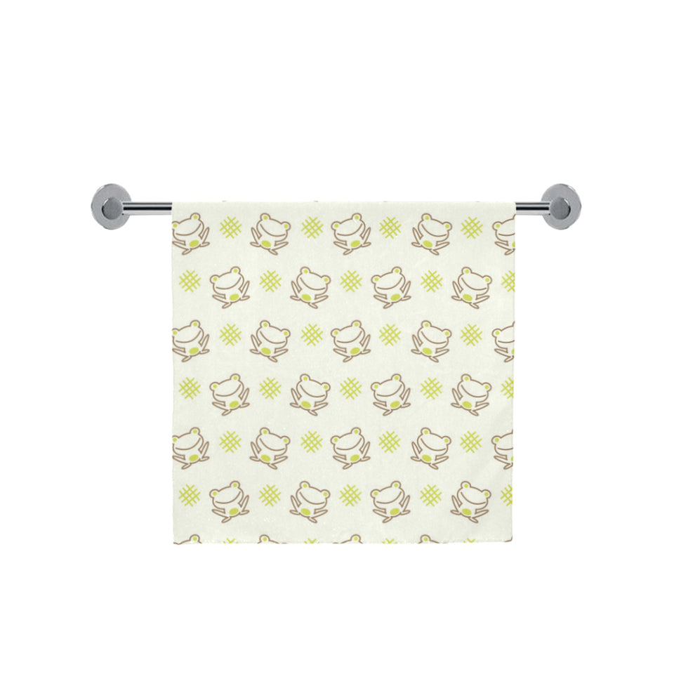 Cute cartoon frog baby pattern Bath Towel