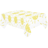 hand drawn sun pattern Tablecloth