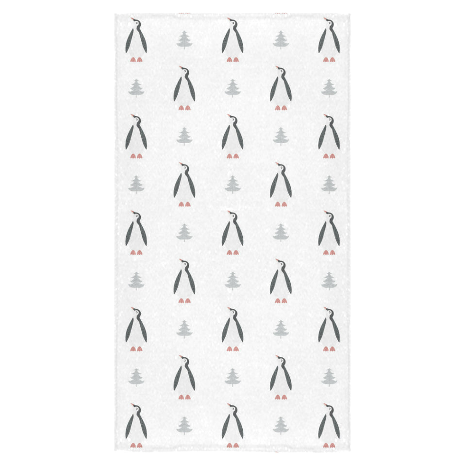 Penguin pattern Bath Towel