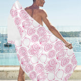 Sketch guava pattern Beach Towel