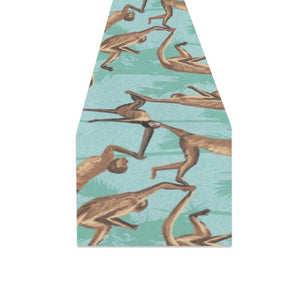 Monkey Palm tree background Table Runner