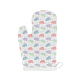 Hippopotamus Pattern Print Design 03 Heat Resistant Oven Mitts