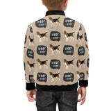 Beagle pattern Kids' Boys' Girls' Bomber Jacket