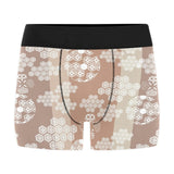 Beautiful hexagon japanese  pattern Men's All Over Print Boxer Briefs Men's Underwear