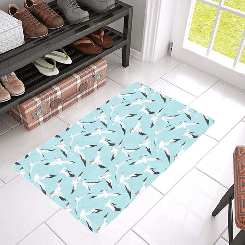 Seagull Pattern Print Design 01 Doormat
