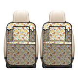 Pancake Pattern Print Design 02 Car Seat Back Organizer
