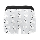 Bull Terrier Pattern Print Design 01 Men's All Over Print Boxer Briefs Men's Underwear