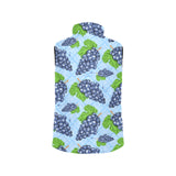 Watercolor grape pattern Men's Padded Vest