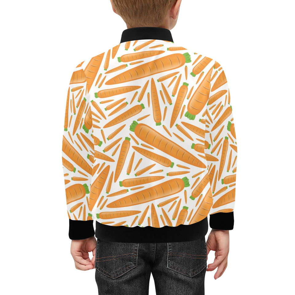 Carrot Pattern Print Design 02 Kids' Boys' Girls' Bomber Jacket