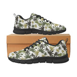 Canabis Marijuana Weed Pattern Print Design 05 Men's Breathable Sneakers ( Model 055)