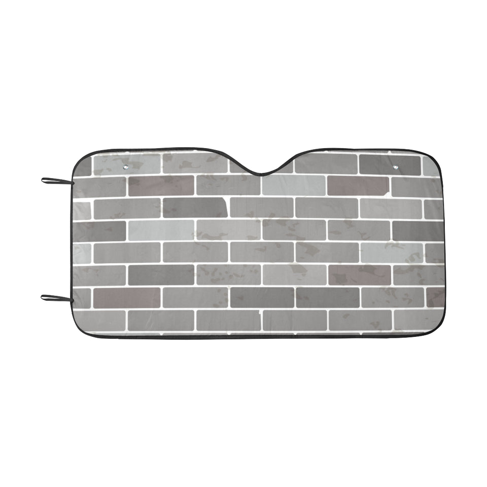 Brick Printed Pattern Print Design 05 Car Sun Shade