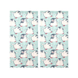 Cute Penguin pattern Gauze Curtain