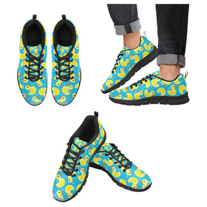 Duck Toy Pattern Print Design 04 Men's Breathable Sneakers ( Model 055)