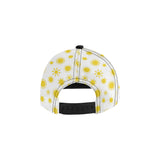 Sun pattern All Over Print Snapback Cap