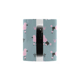 poodle dog pattern Morphing Mug Heat Changing Mug