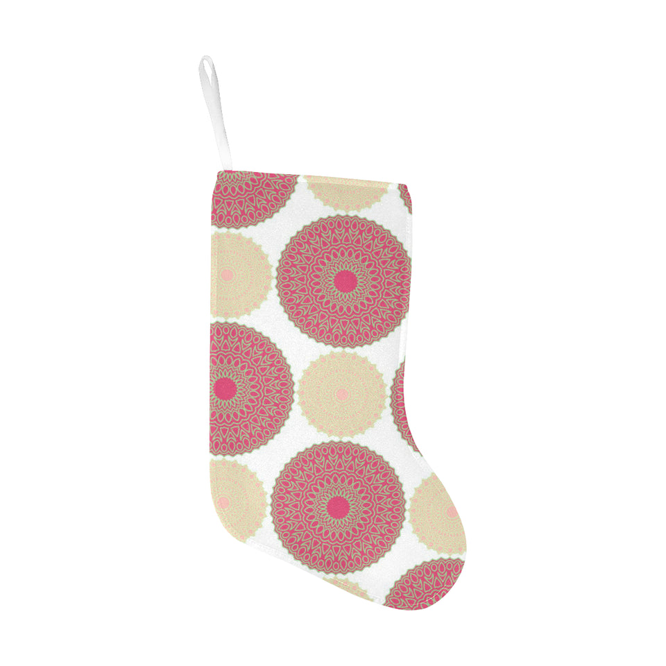 Circle indian pattern Christmas Stocking