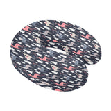 Deers Winter Christmas pattern U-Shaped Travel Neck Pillow