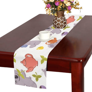 Cute koalas teapots tea Table Runner