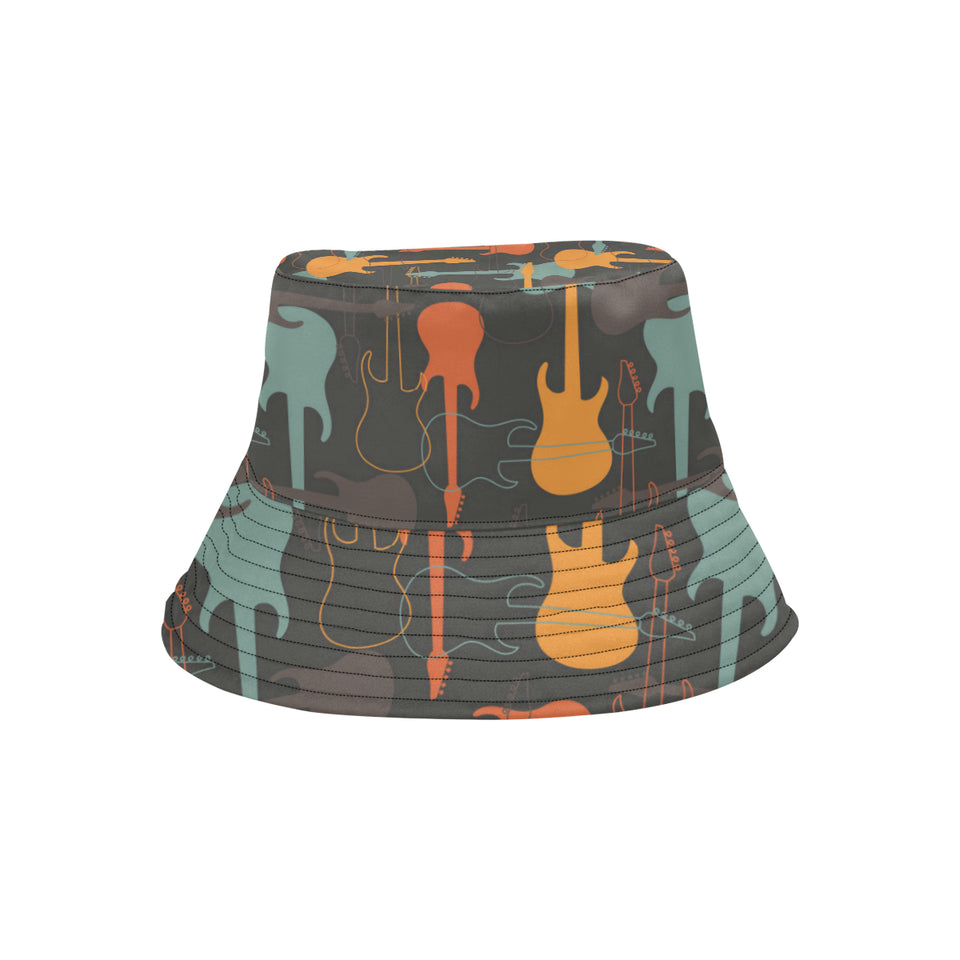 electric guitars pattern Unisex Bucket Hat