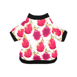 dragon fruits design pattern All Over Print Pet Dog Round Neck Fuzzy Shirt