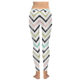 zigzag  chevron paint pattern Women's Legging Fulfilled In US