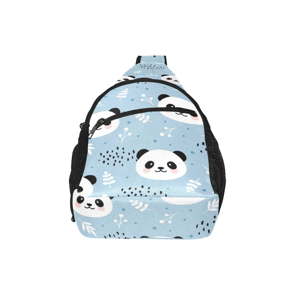 Cute panda pattern All Over Print Chest Bag