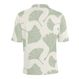 Ginkgo leaves pattern Men's All Over Print Polo Shirt