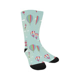 Hot Air Balloon design Pattern Crew Socks
