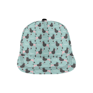 poodle dog green background All Over Print Snapback Cap