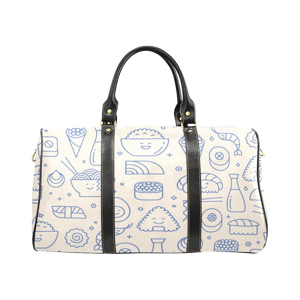 Cute sushi icon pattern Travel Bag
