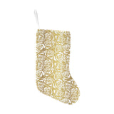 Rose Pattern Print Design 05 Christmas Stocking