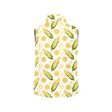 Corn Pattern Print Design 05 Men's Padded Vest