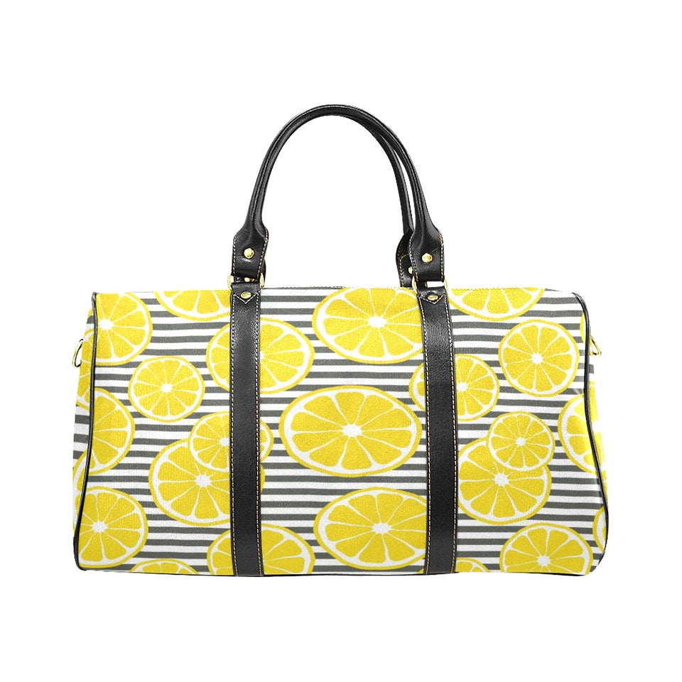 slice of lemon design pattern Travel Bag